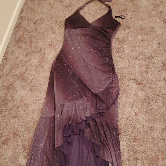 Dresses & Skirts - Purple sparkle halter top dress